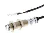 Czujnik fotoelektryczny,obudowa mosiężna M12,retrorefleksyjny,2?m nauczalny,NPN,kabel 2?m,E3H2-R2C4M-N 2M